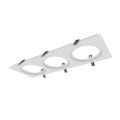 Dawnray 3.5" Trio-Recessed Plate, Multi-Recessed Plate