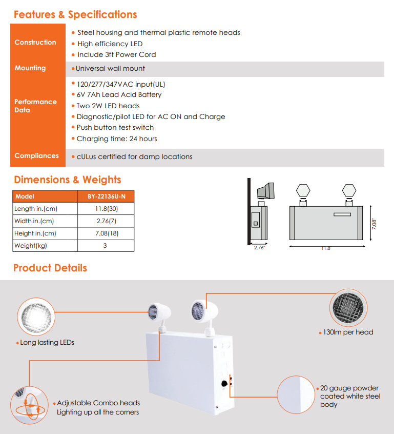 Votatec Remote Capable Steel Battery Unit 36W