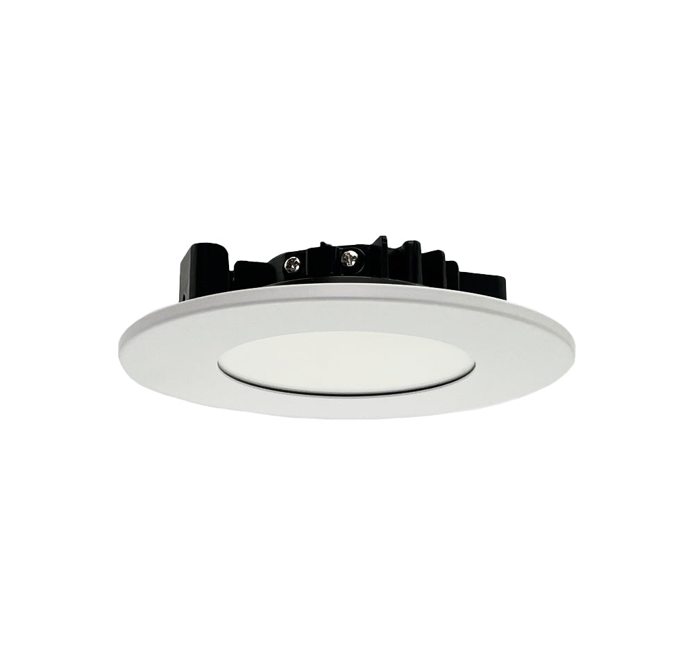 DawnRay 4" LED Recess Slim Potlight,Multi Install,White,2700K/3000K/3500K/4000K/5000K(changeable)