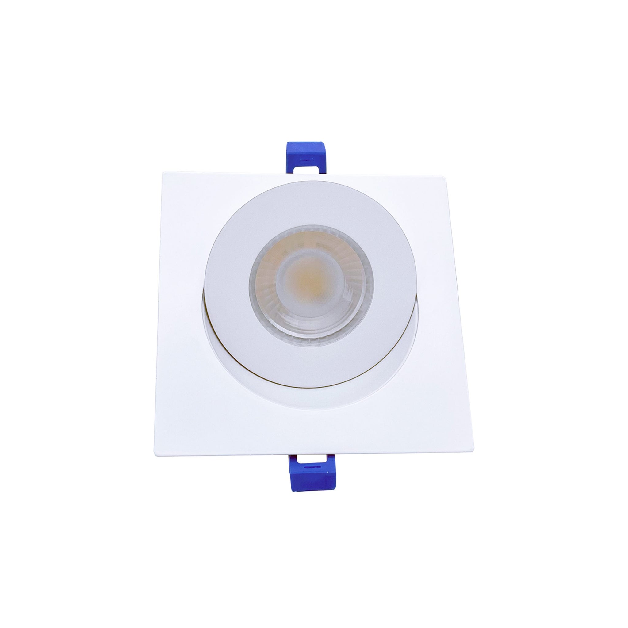 DawnRay 4" 5CCT Switchable-2700K/3000K/3500K/4000K/5000K LED Gimbal Panel (Square White)