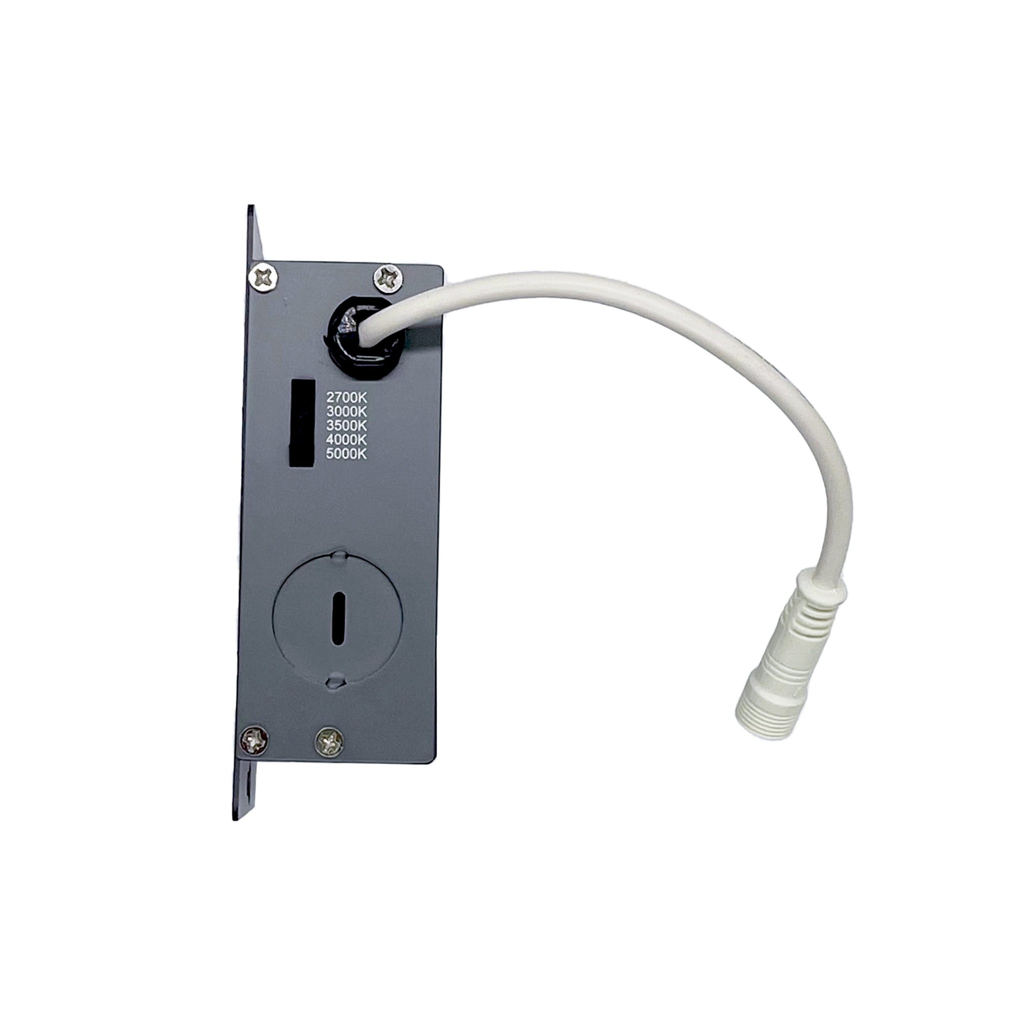 DawnRay 4" 5CCT Switchable-2700K/3000K/3500K/4000K/5000K LED Gimbal Panel (Square White)