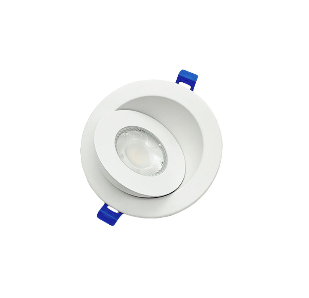 Dawnray Fire rated 4" Gimbal potlight, up to 2 hours fire rating. 5CCT, 850Lm