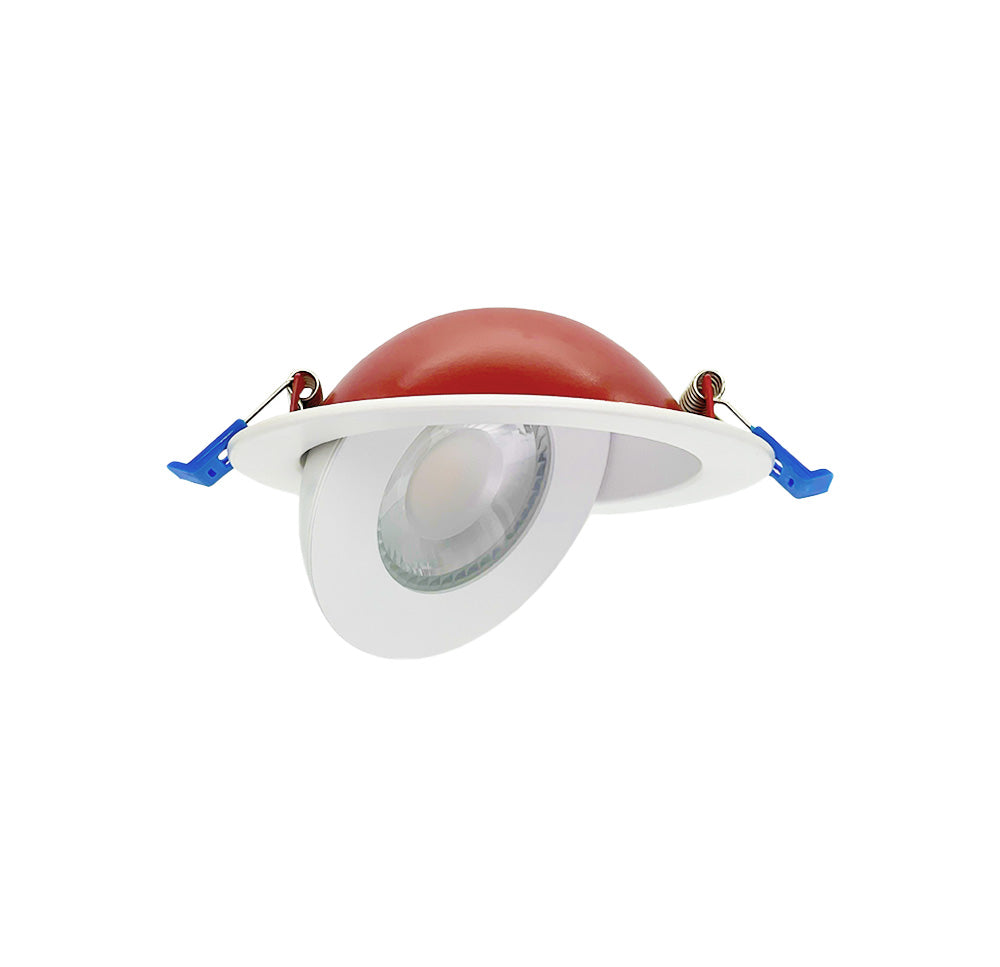 Dawnray Fire rated 4" Gimbal potlight, up to 2 hours fire rating. 5CCT, 850Lm