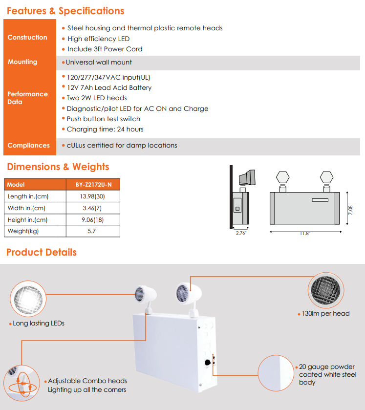 Votatec Remote Capable Steel Battery Unit 72W