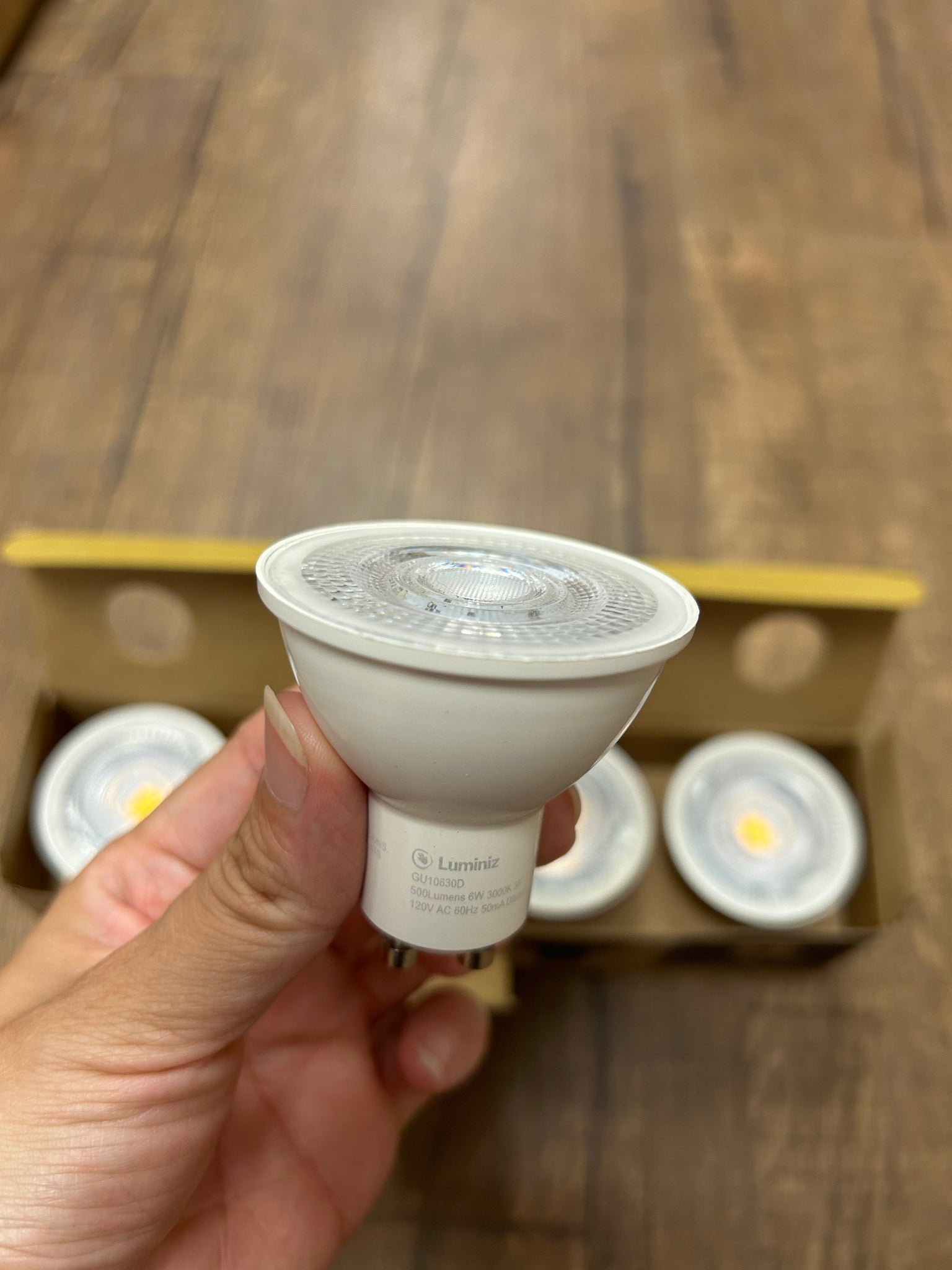 Luminiz Quadcore S Led GU10 Blub 6W 500Lm 3000K/4000K/5000K Dimmable