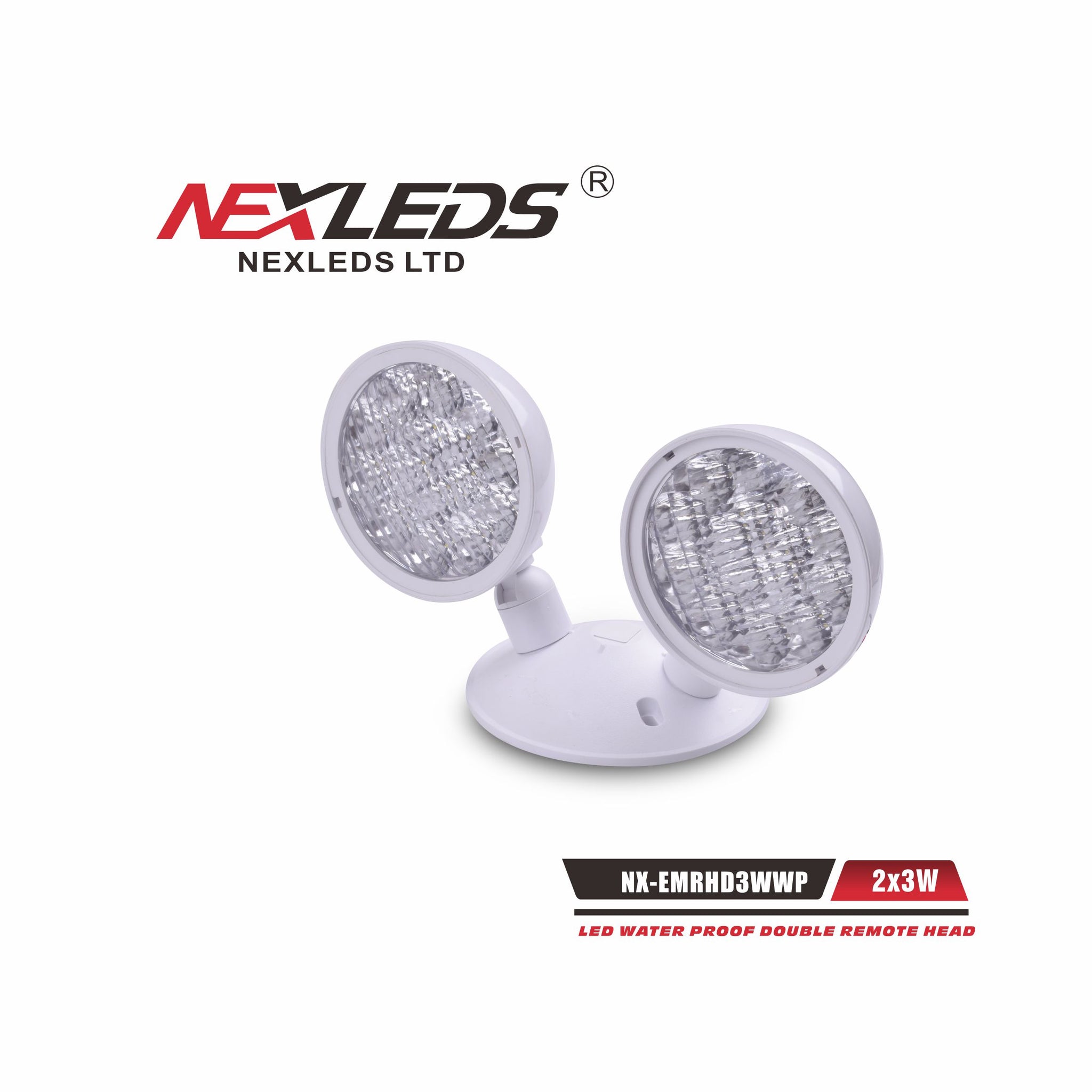 NEXLEDS LED Waterproof Double Remote Head 3Wx2
