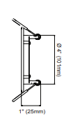 Reno Lighting 2-Hour Fire Rated 4" potlight, 12W, 5CCT (2700K/3000K/3500K/4000K/5000K), 800LM,