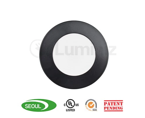 Luminiz 3'' puck light & Transformer & Combo(3 Lights+1 Transformer), white finish with 3 colors switchable, 3000k/4000k/5000k, 12V, 3.5W, 220Lm.