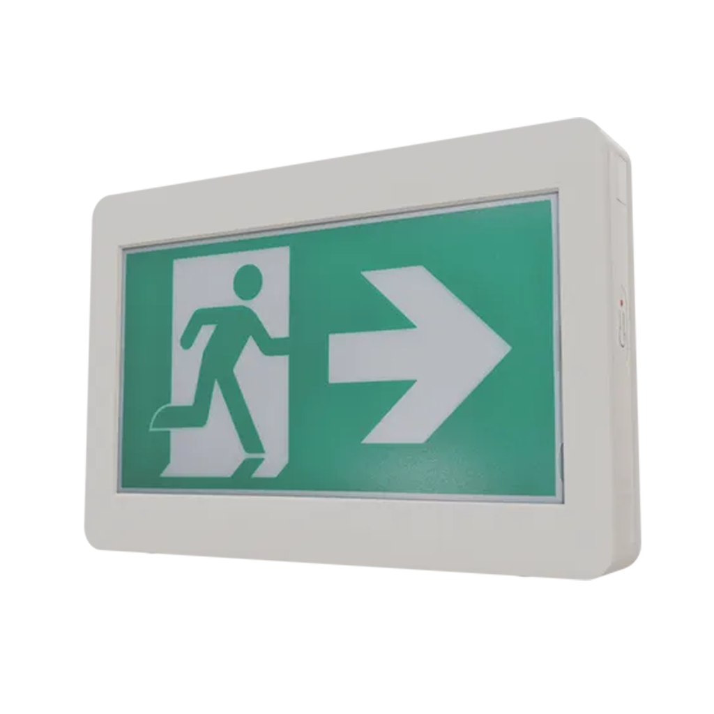 Reno Lighting LED RUNNING MAN SIGN | 120MINS BATTERY BACK UP | 120/277/347VAC