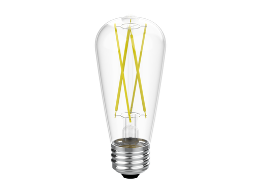 Votatec ST17 Filament LED Bulb,E26 5W 500Lm, Single Colour (3000K/4000K)