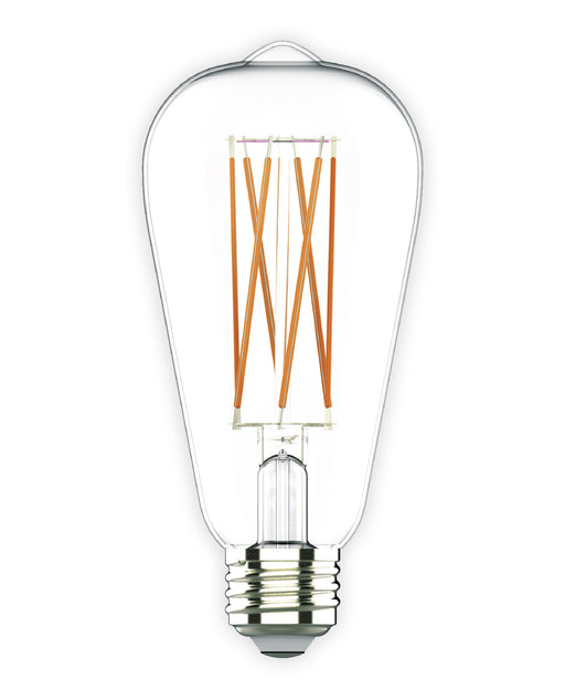 Votatec ST64 Filament LED Bulb,E26 6.5W 700Lm, Single Colour(3000K/4000K)