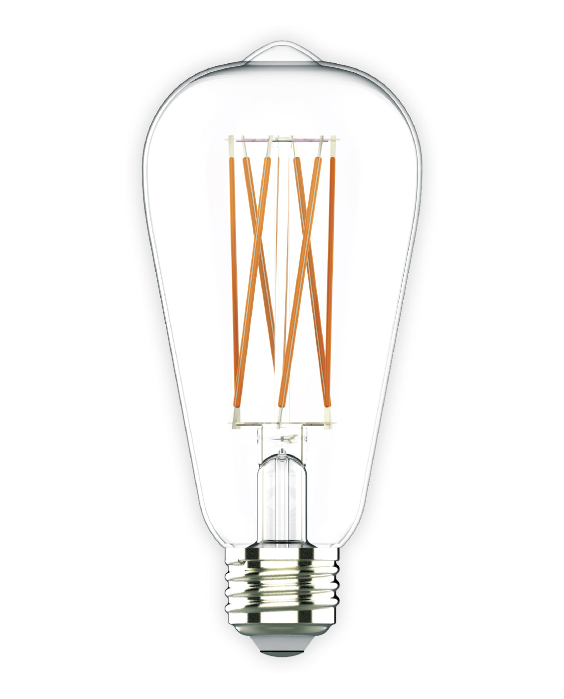Votatec ST64 Filament LED Bulb,E26 6.5W 700Lm, Single Colour(3000K/4000K)