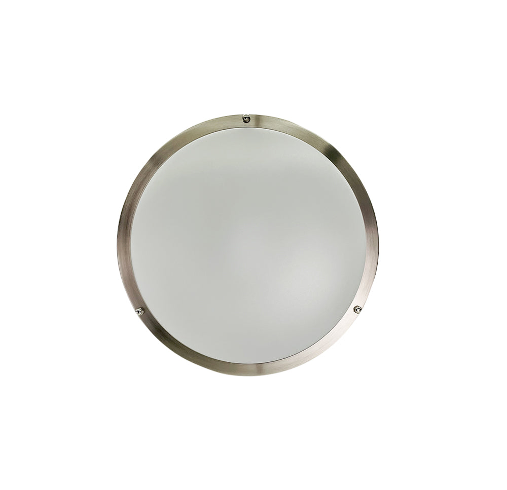 Dawnray 16" Flush mount Ceiling Light, 3 colors changable, 3000K/4000K/5000K, Brushed Nickel