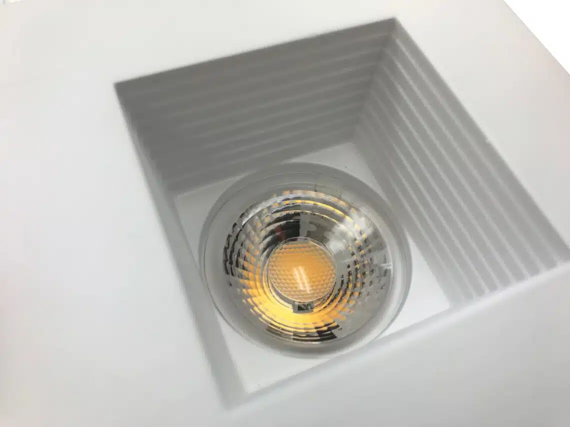 Votatec 2″ Square Baffle Potlight 3Way 3000K/4000K/5000K Changeable, CRI 90+
