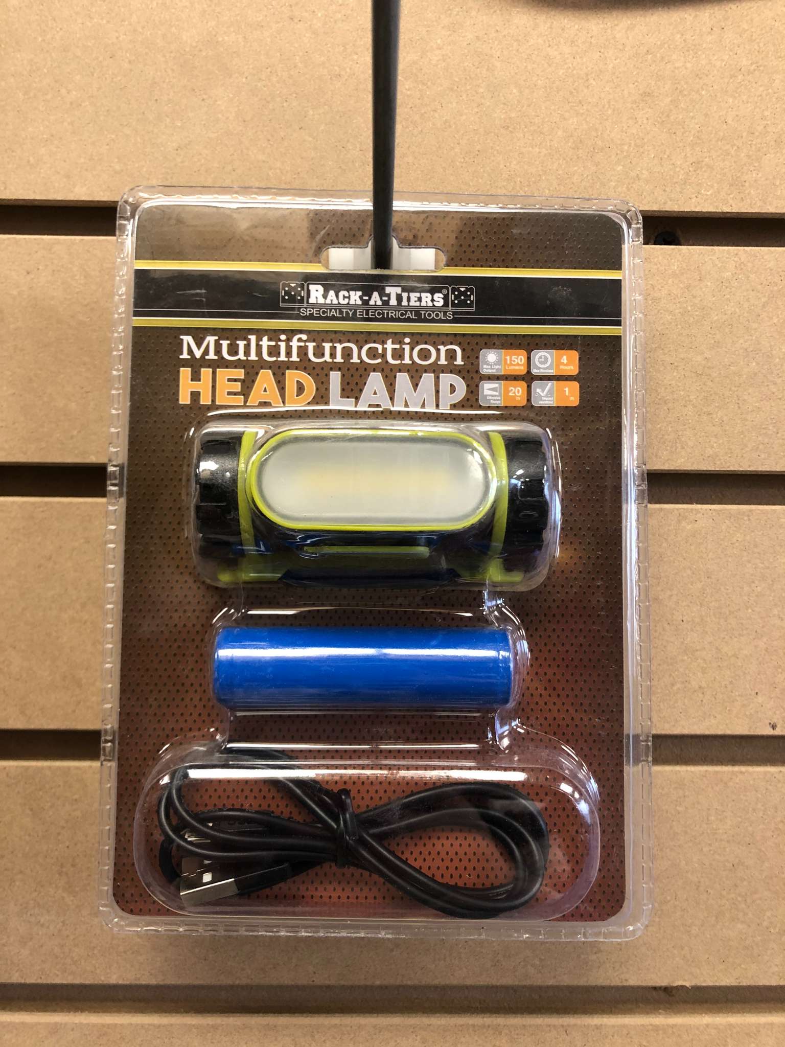 Rack-A-Tiers 54075 Head Light - USB Rechargeable Model