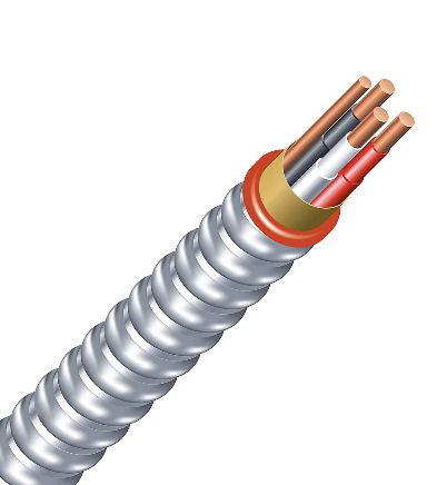 Armored Electrical Cable Copper Electrical Wire AC90 12/2 BX 75m/Roll (Electrical Wire Only Pick Up/ Local Delivery)