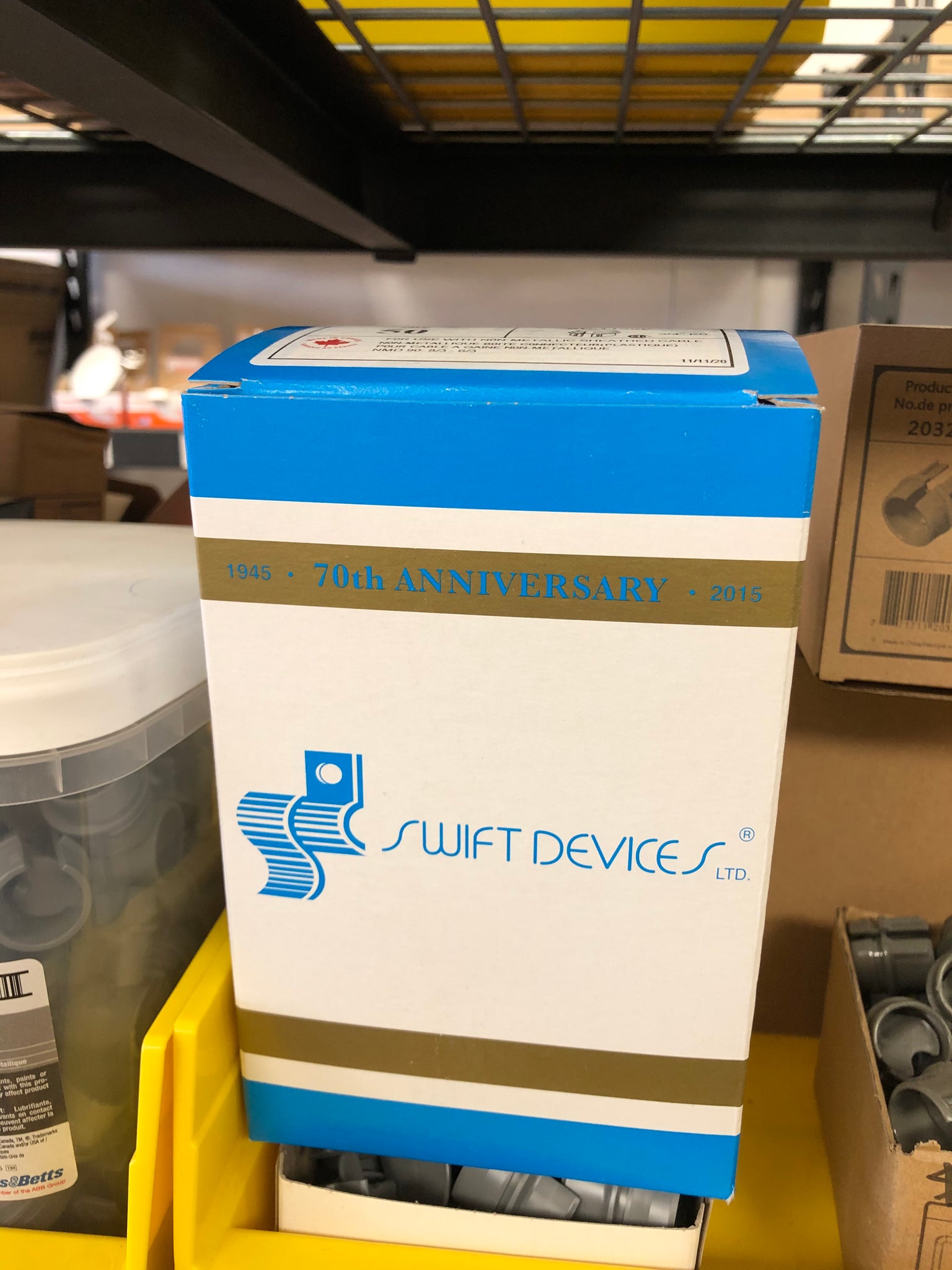 Swift Devices SD-1130P 3/4" Non-Metallic Box Connector Plastic 1Pack/1Box(50Pack)