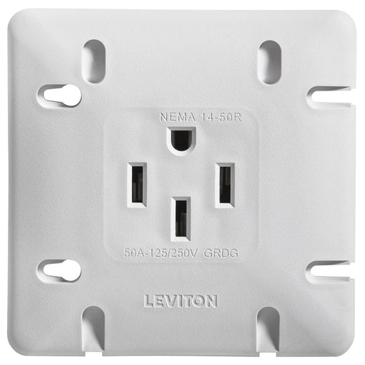 Leviton Range Receptacle 50A White 1279-S50