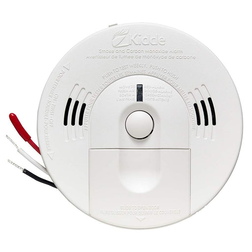 Kidde Direct Wire - 120V Talking Smoke and Carbon Monoxide Alarm with Front-Loading Battery Door - Consavvy