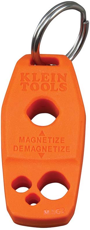 Klein Tools MAG2 Demagnetizer/Magnetizer for Screwdriver Bits and Tips, Makes Tools Magnetic with Powerful Rare-Earth Magnet - Consavvy