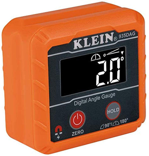 Klein Tools 935DAG Digital Electronic Level and Angle Gauge, Measures 0-90 and 0-180 Degree Ranges, Measures and Sets Angles