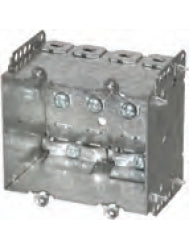 VISTA 20155 1Pack 2 1/2" Deep Box - 2 Gang w/Nailing Loop & Clamps - Consavvy