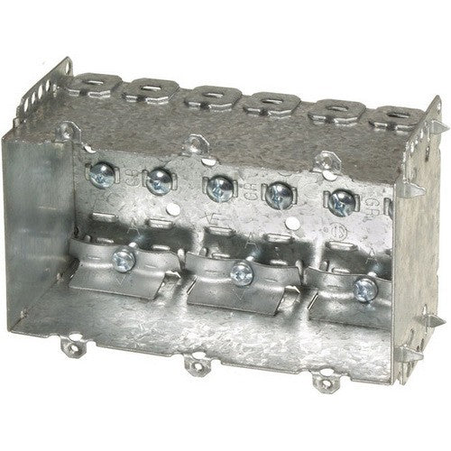 VISTA 20156 1pack 2 1/2" Deep Box - 3 Gang w/Nailing Loop & Clamps - Consavvy