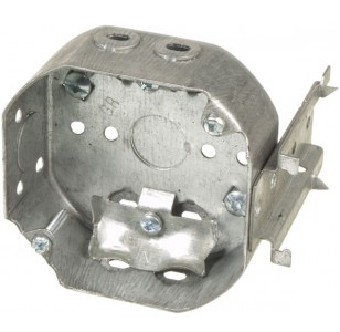 VISTA 20161 1Pack 1 1/2" Deep Ceiling Box w/Mtg. Bracket & Clamps - Consavvy
