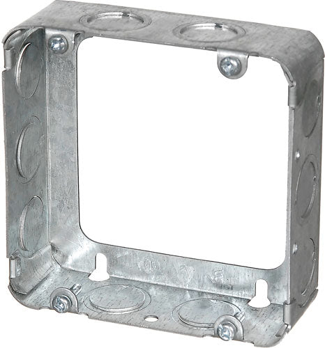 VISTA 20246 1Pack/24Pack 1 1/2" Deep Square extension box 4 11/16'' Square w/knockouts - Consavvy