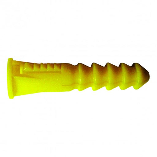 Paulin NO. 6-8 X 1" YELLOW PLASTIC HOLLOW WALL ANCHOR 1Box(100 Pieces)