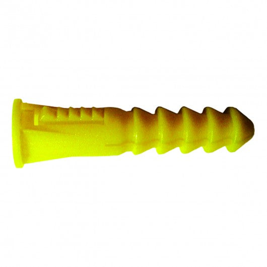 Paulin NO. 8-12 X 1 1/4" YELLOW PLASTIC HOLLOW WALL ANCHOR 1Box(100 Pieces)