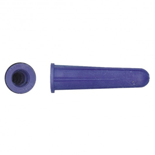 Paulin NO. 6-8 X 3/4" BLUE PLASTIC CONICAL CONCRETE WALL ANCHOR 1Box(100 Pieces)