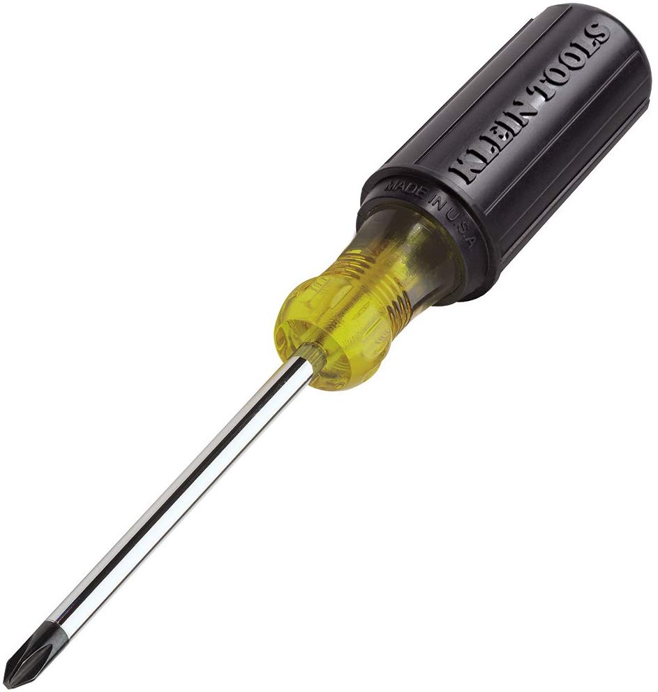 Klein 603-4 No.2 Profilated Phillips Tip 4-Inch Round Shank Screwdriver - Consavvy