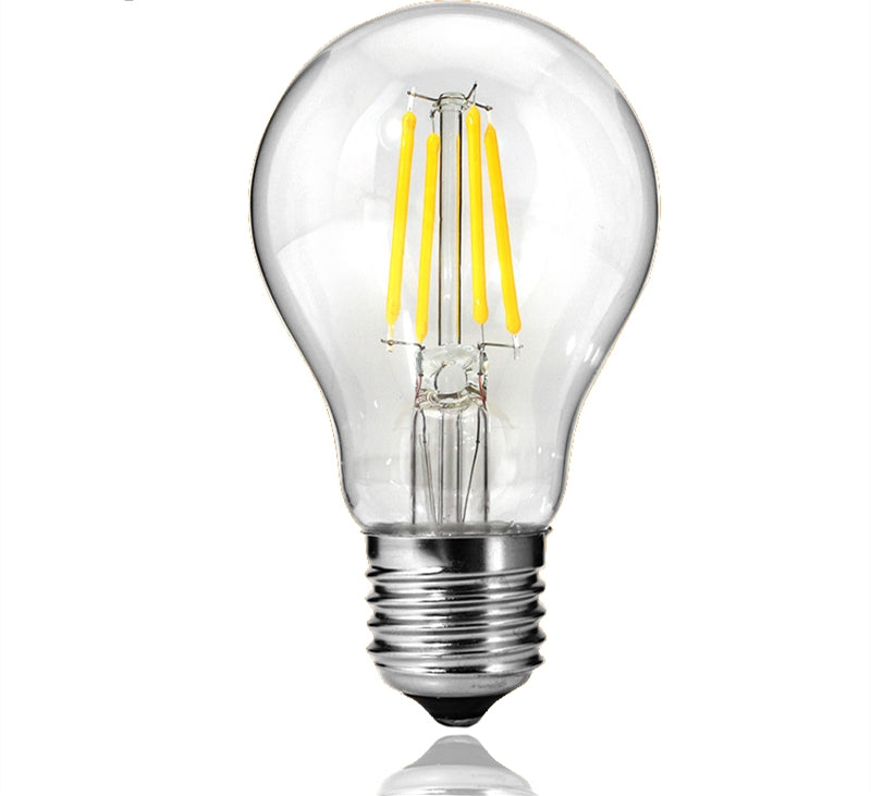DawnRay LED Filament Bulb 6W 2700K Warm White E26 Screw Base Dimmable Bulbs UL-Listed - Consavvy