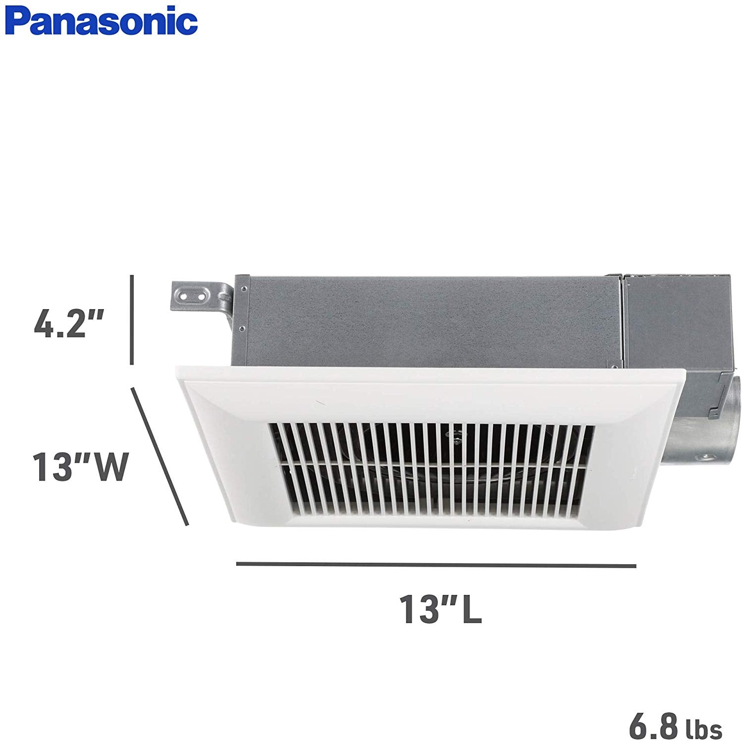 Panasonic FV-0510VS1 WhisperValue Multi-Flow Bathroom Fan, White - Consavvy