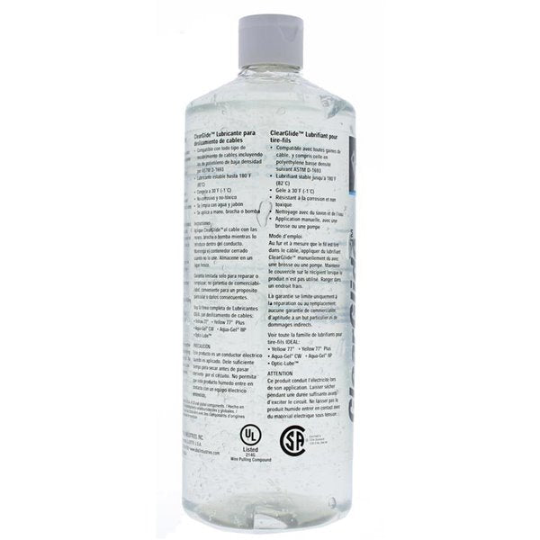 IDEAL Clear Wire Pulling Lubricant 1 Quart
