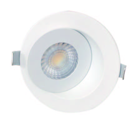 Votatec 4" Multi-Directional LED Round Gimbal Panel(Potlight) 3000K/4000K/5000K(changeable), White/Black/Nikel