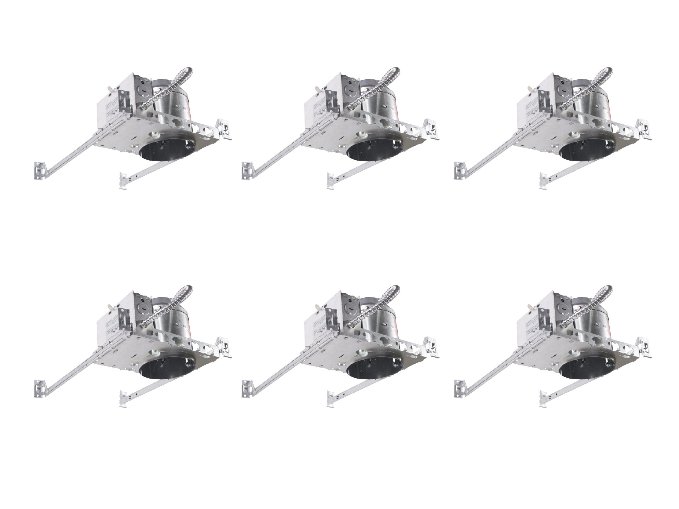4" New Construction LED Can Non-IC Housing LED Recessed Lighting, E26 Screw in Base - Consavvy