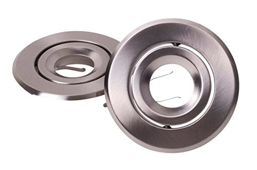 4" Trim Gimbal (Nickel) with Tilting Gimbal for Par16/GU10/Mr16 Lamps - Consavvy