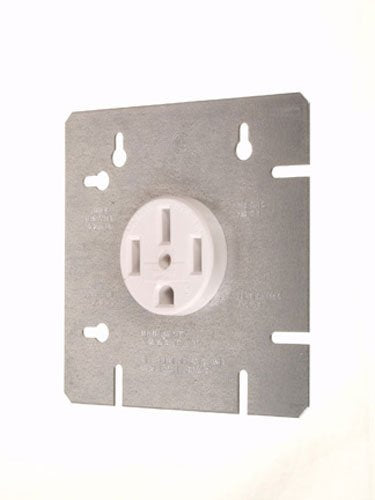 Vista 45126 50A RANGE Receptacle OUTLET WITH 4 11/16” COVER PLATE