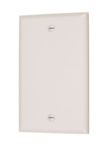 VISTA 45303 1Pack/10 Pack Blank Wall Plate - White - Consavvy