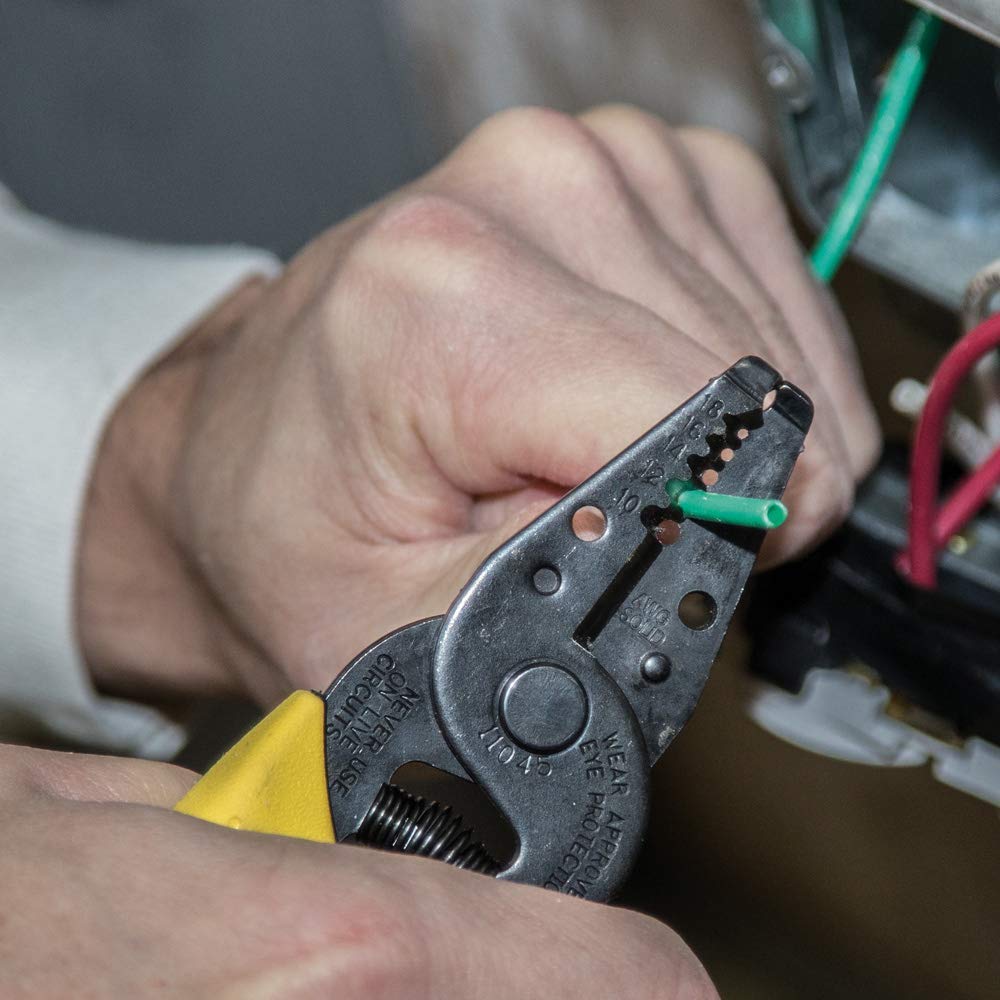 Klein 11045 Wire Stripper/Cutter (Yellow) - Consavvy