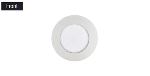 Luminiz 3'' puck light & Transformer & Combo(3 Lights+1 Transformer), white finish with 3 colors switchable, 3000k/4000k/5000k, 12V, 3.5W, 220Lm.