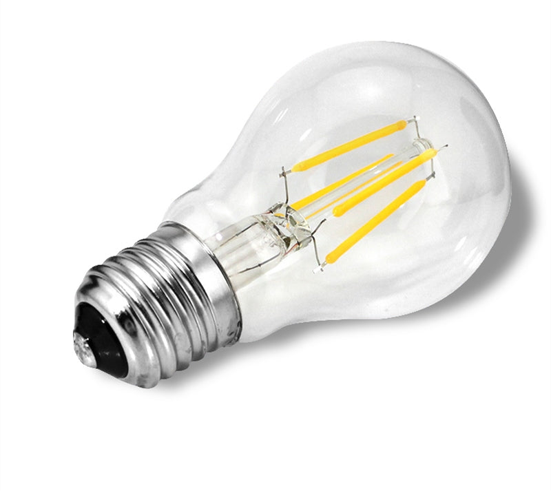 DawnRay LED Filament Bulb 6W 2700K Warm White E26 Screw Base Dimmable Bulbs UL-Listed - Consavvy
