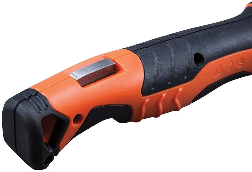 Klein Tools 31737 Drywall Saw, Folding Jab Saw/Utility Saw with Lockback at 180 and 125 Degrees and Tether Hole - Consavvy