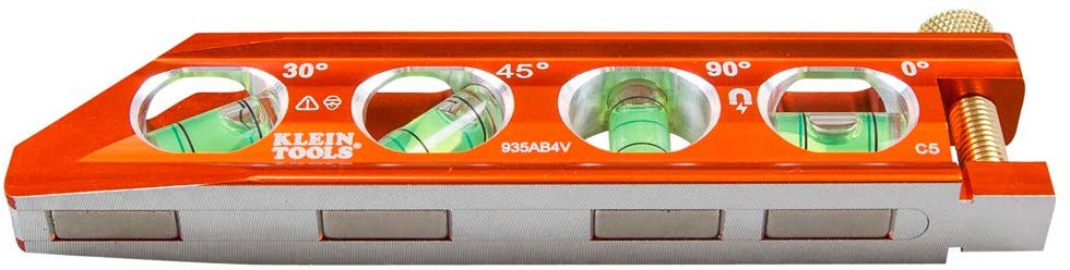 Klein Tools 935AB4V ACCU-Bend™ Level, 4 Vial, REM - Consavvy