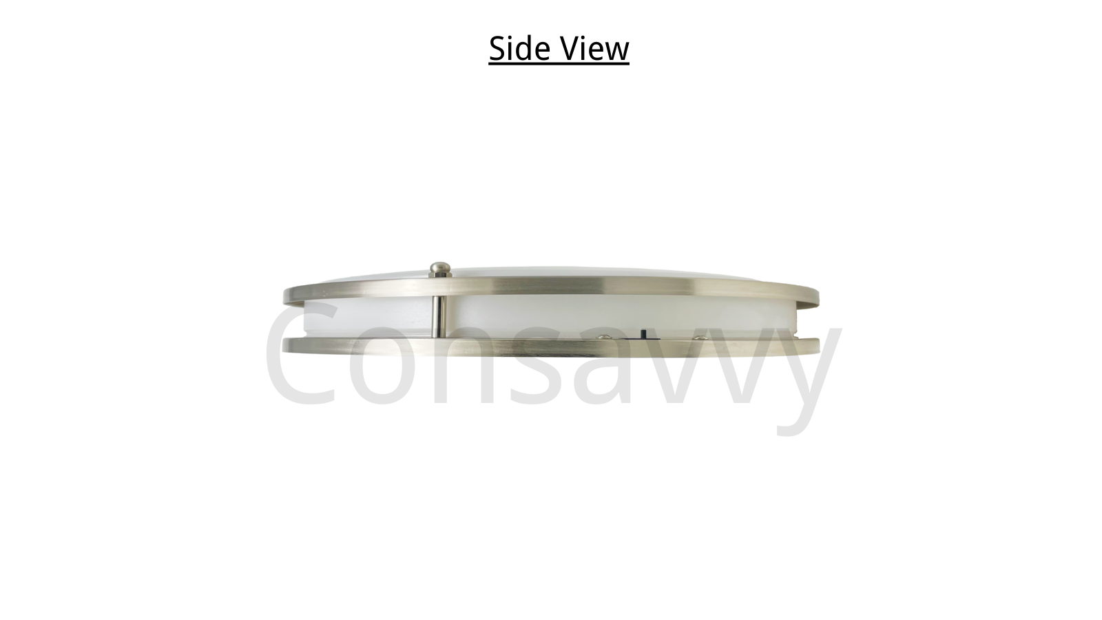 Dawnray 12" Flush mount Ceiling Light, 3 colors changable, 3000K/4000K/5000K, Brushed Nickel