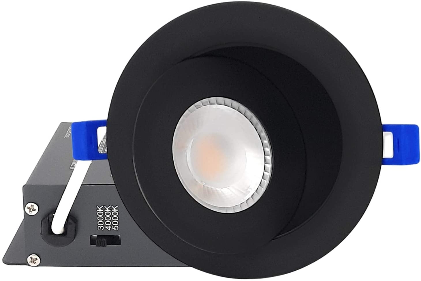 DawnRay 4" LED Round Gimbal Panel(Potlight) 2700K/3000K/3500K/4000K/5000K(changeable), White/Black/Brushed Nickel, 9W, 700LM