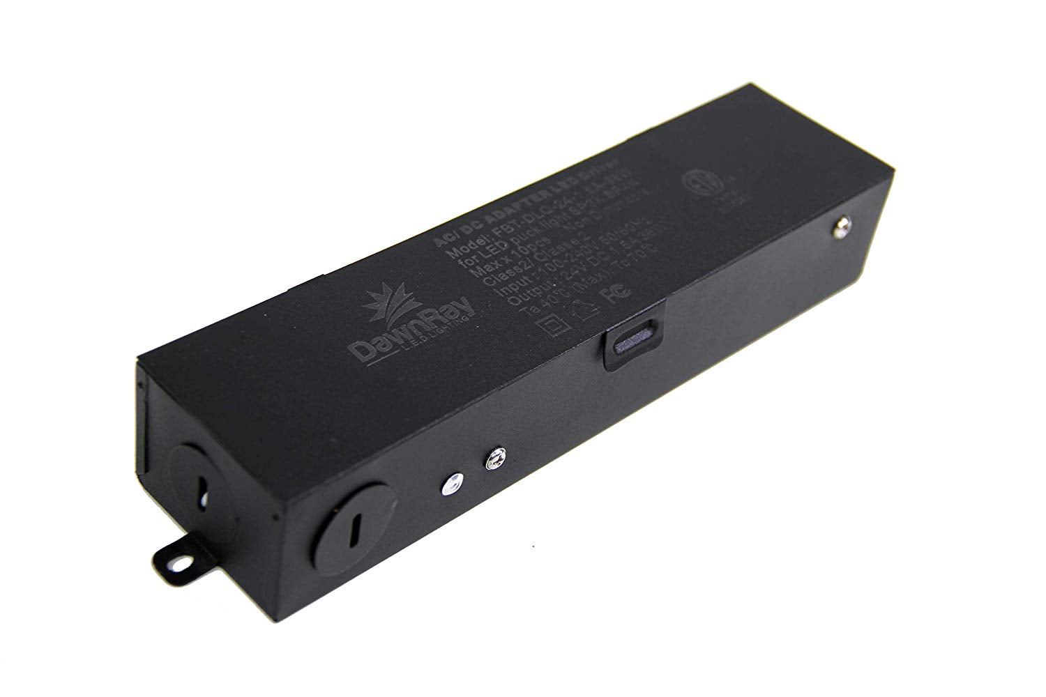 DC 24V Adapter LED Driver for Recessed or Surface Mount Under Cabinet Puck Light(NO DIM) - Consavvy