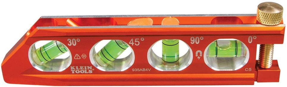 Klein Tools 935AB4V ACCU-Bend™ Level, 4 Vial, REM - Consavvy